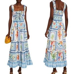 FARM Rio Multicolor Floral Maxi Dress